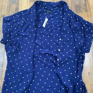 Madewell Central Drapey shirt NWT ✨